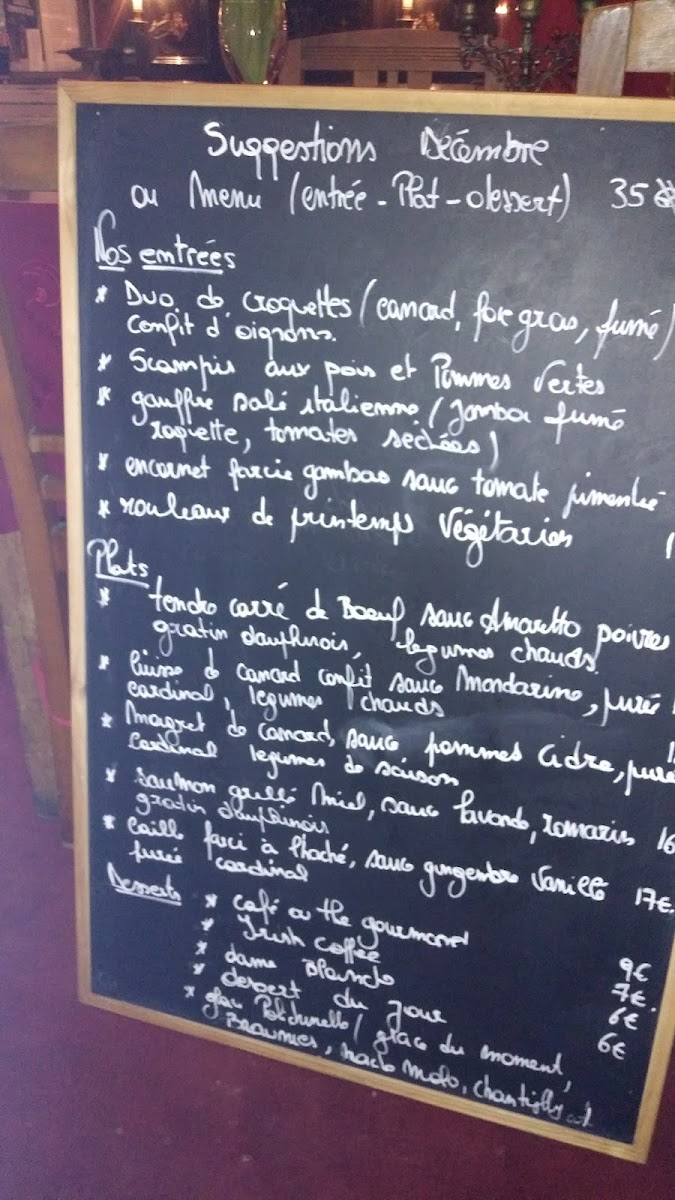 Menu Fleur De Tonnerre-1